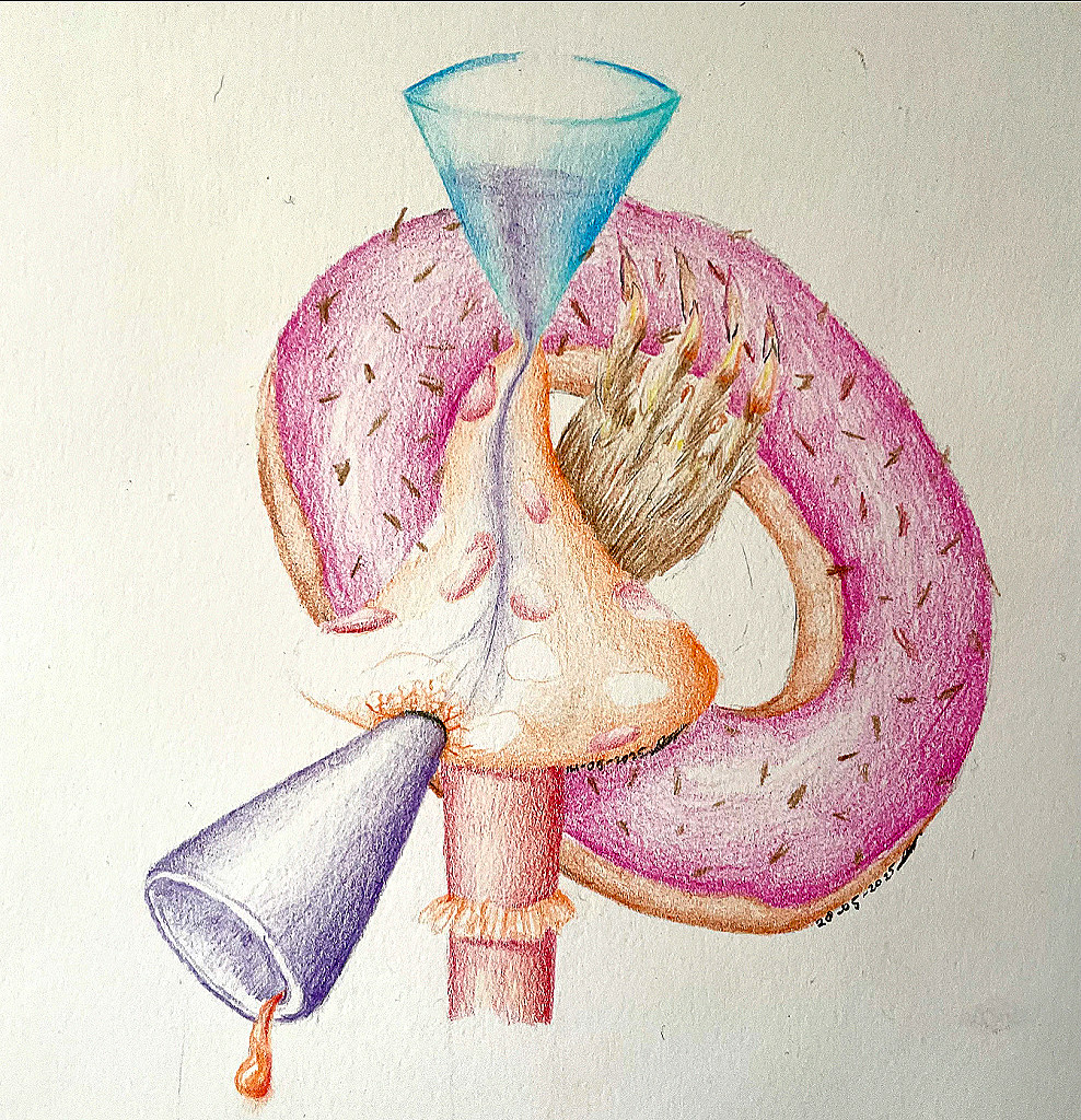 Live Lines #4–5 — Sweet Collapse (Limited Giclée Print)